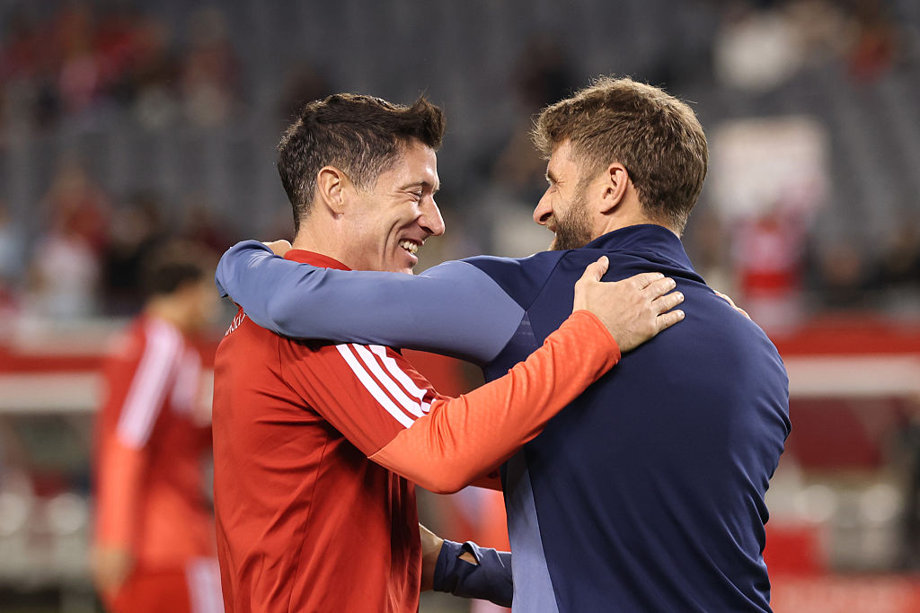 Wyjątkowe spotkanie. Zobacz, z kim wyściskał się Lewandowski