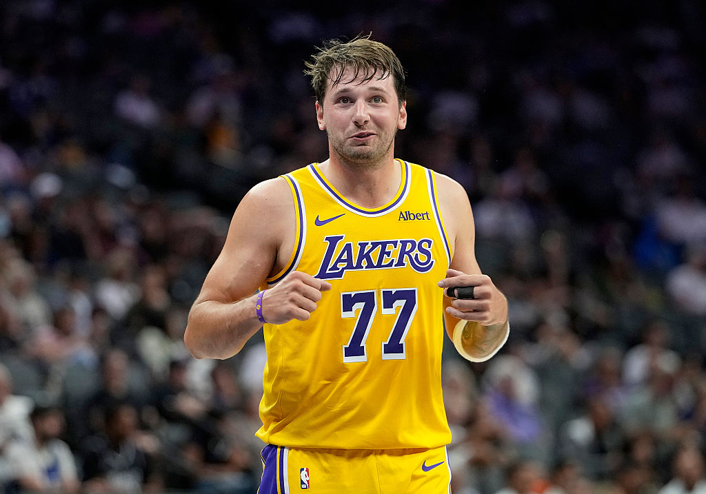 Lakers grali sparing. Doncić już szalał
