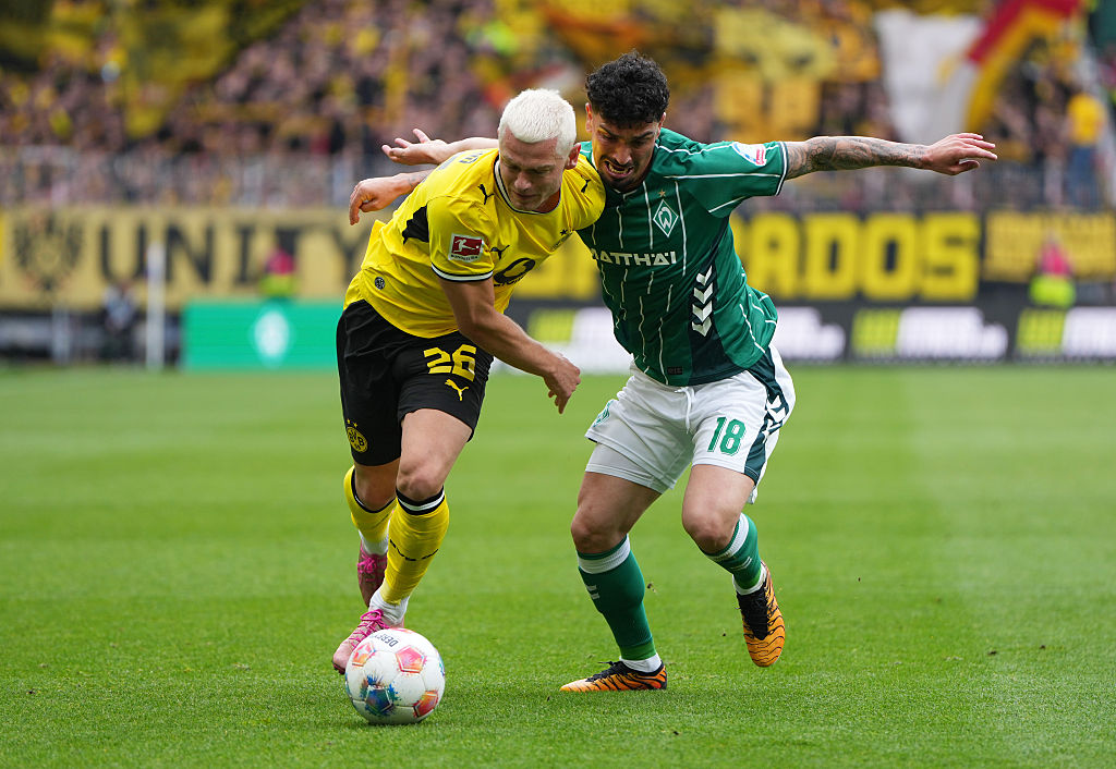 Polak wszedł i asystował w meczu z Borussią Dortmund. Działo się do końca