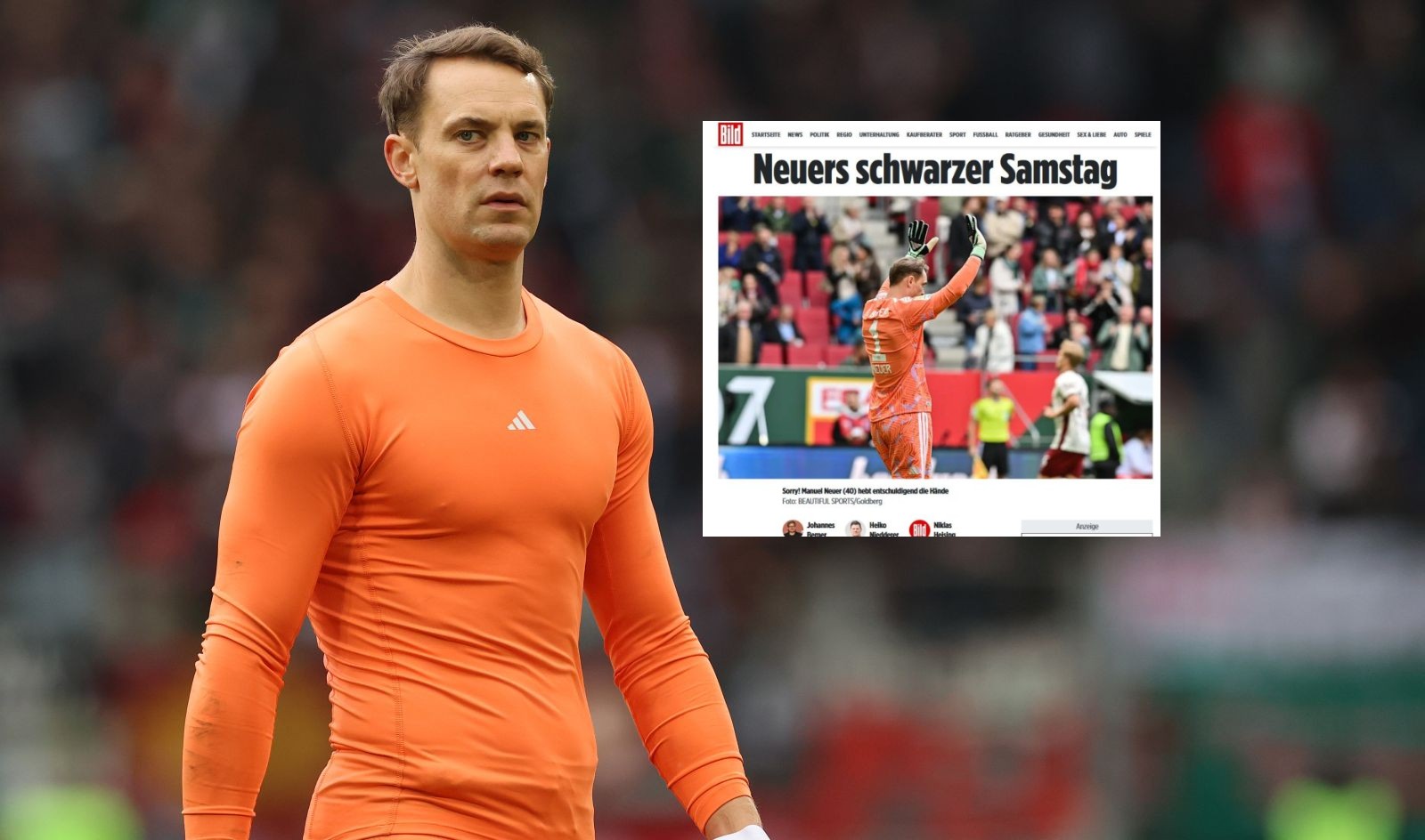 Niemieckie media bez litości dla Bayernu. "Czarna sobota Neuera"